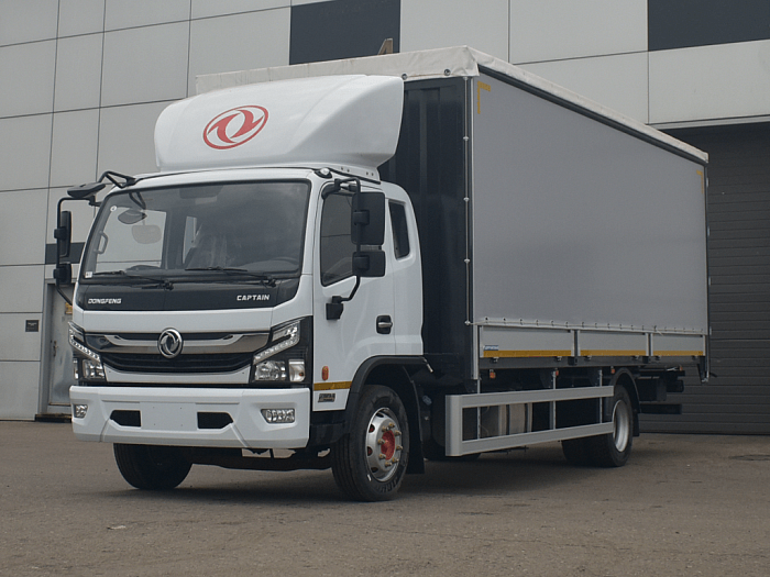 Бортовой тентованный фургон с шторой DongFeng C120L
